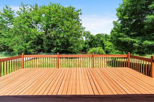 245 SW 400th Rd, Warrensburg, MO 64093 - wooden terrace with a fenced backyard and view of scattered trees