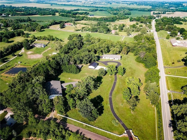 1901 NE River Ridge Rd, Saint Joseph, MO 64507 - aerial overview of property's location featuring rural landscape