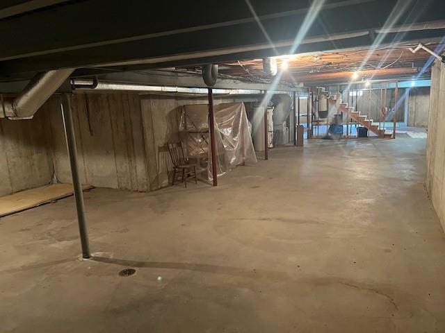 1901 NE River Ridge Rd, Saint Joseph, MO 64507 - view of unfinished below grade area