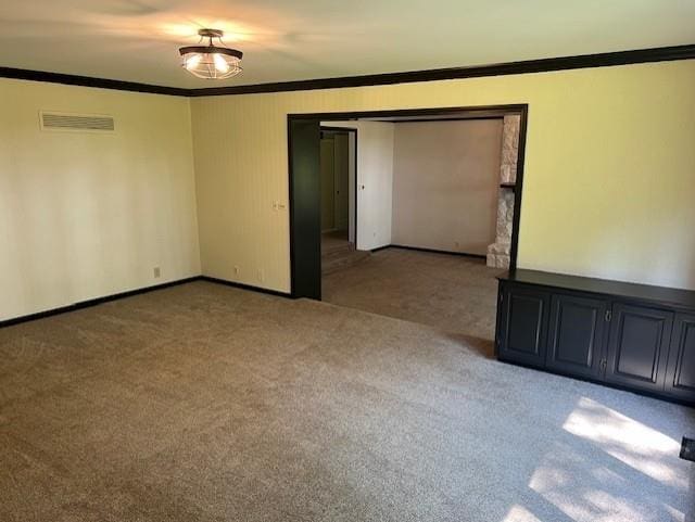 1901 NE River Ridge Rd, Saint Joseph, MO 64507 - unfurnished room featuring ornamental molding and carpet flooring