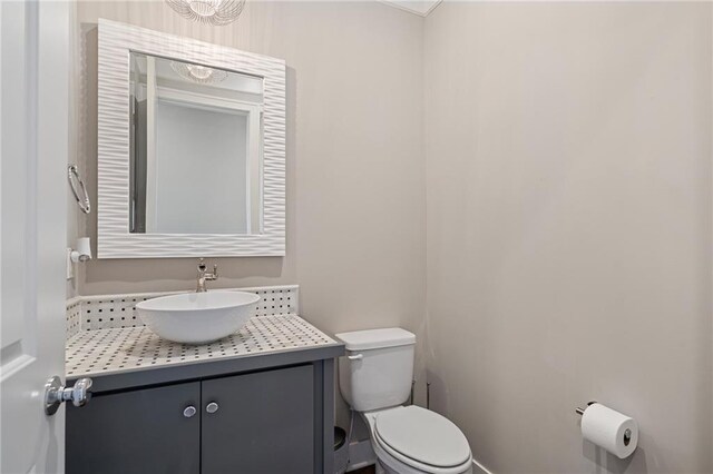 17117 Bluejacket St, Overland Park, KS 66221 - bathroom featuring toilet and vanity