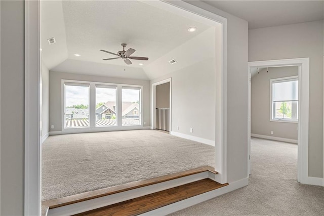 17117 Bluejacket St, Overland Park, KS 66221 - carpeted empty room with ceiling fan, healthy amount of natural light, and recessed lighting