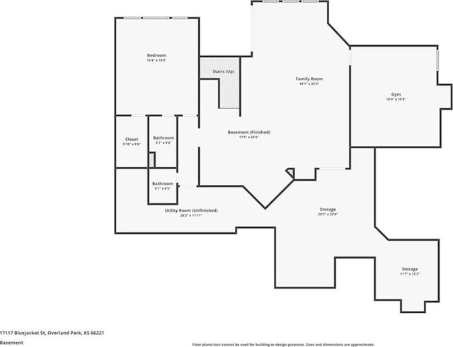 17117 Bluejacket St, Overland Park, KS 66221 - view of property floor plan