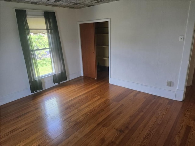 18916 166th St, Basehor, KS 66007 - unfurnished room featuring wood finished floors and baseboards
