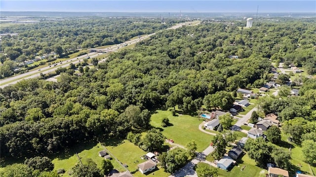 5525 NE Meadowbrook Rd, Kansas City, MO 64119 - view of property location featuring a heavily wooded area