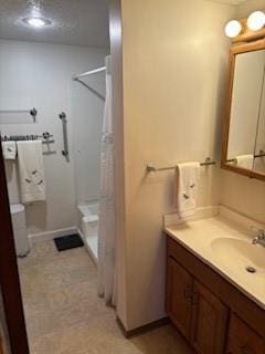 114 S Appleton St, Sugar Creek, MO 64054 - full bathroom with vanity and shower / tub combo with curtain