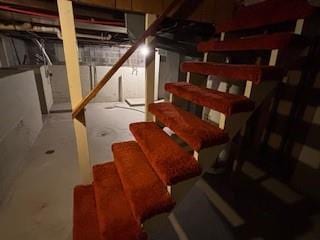 114 S Appleton St, Sugar Creek, MO 64054 - view of unfinished basement
