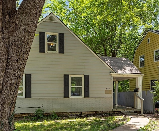 6701 Walrond Ave, Kansas City, MO 64132 - bungalow-style home with brick siding
