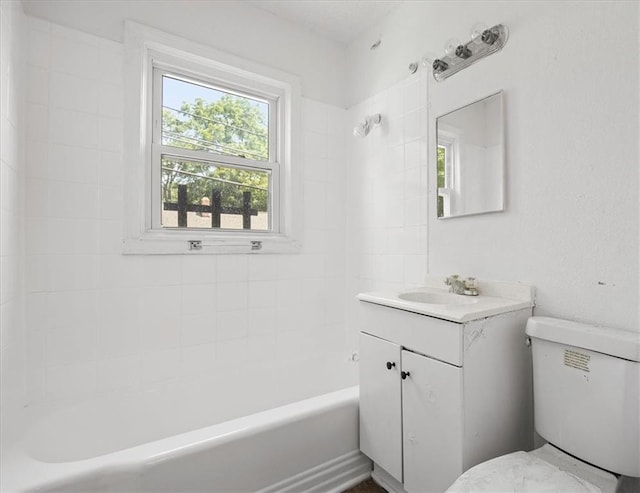 6701 Walrond Ave, Kansas City, MO 64132 - full bathroom with vanity and bathtub / shower combination
