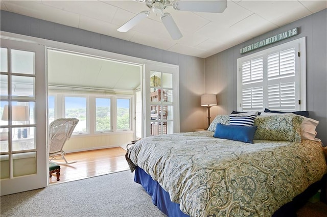 3 M St, Lake Lotawana, MO 64086 - bedroom with carpet and a ceiling fan