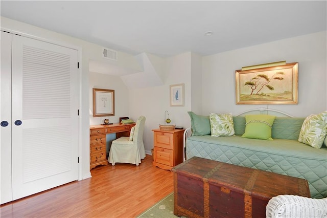 3 M St, Lake Lotawana, MO 64086 - bedroom featuring light wood-type flooring and a closet