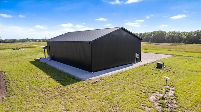 1372 N 150th Rd, Baldwin City, KS 66006 - view of pole building featuring a yard and a view of rural / pastoral area
