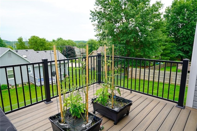101 Shasta Daisy Dr, Smithville, MO 64089 - wooden terrace featuring a yard
