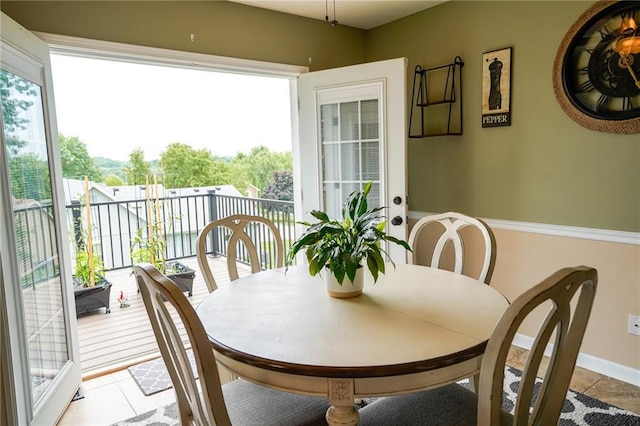 101 Shasta Daisy Dr, Smithville, MO 64089 - dining space featuring light tile patterned flooring