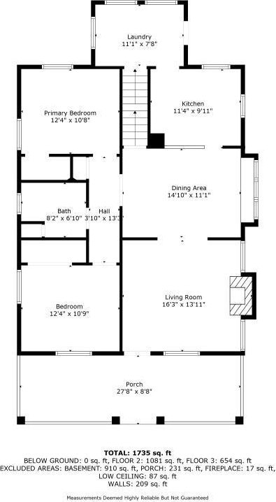 826 W 75th St, Kansas City, MO 64114 - view of home floor plan