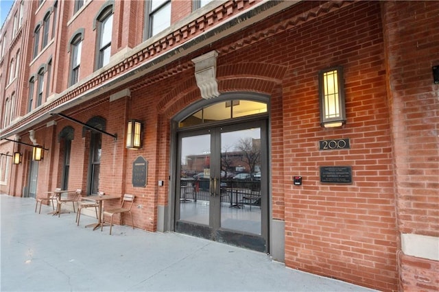200 Main St Unit 509, Kansas City, MO 64105 - entrance to property with brick siding and french doors