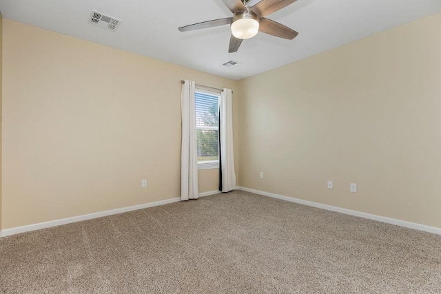 21119 E 8th St S, Independence, MO 64056 - empty room with light colored carpet and ceiling fan