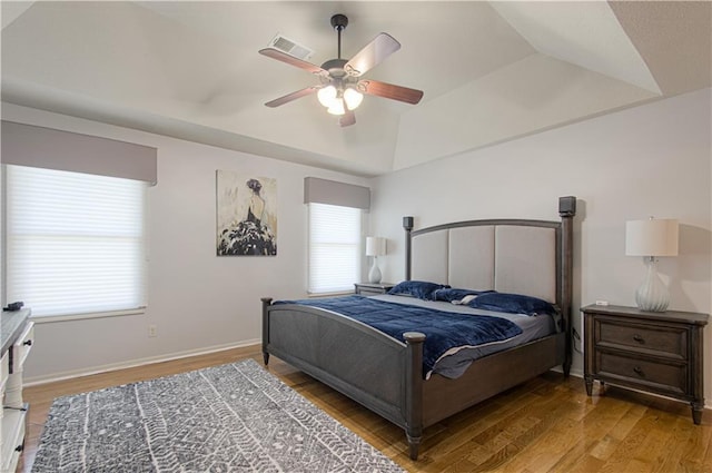 9624 N Arlington Ave, Kansas City, MO 64158 - bedroom featuring wood finished floors and a ceiling fan