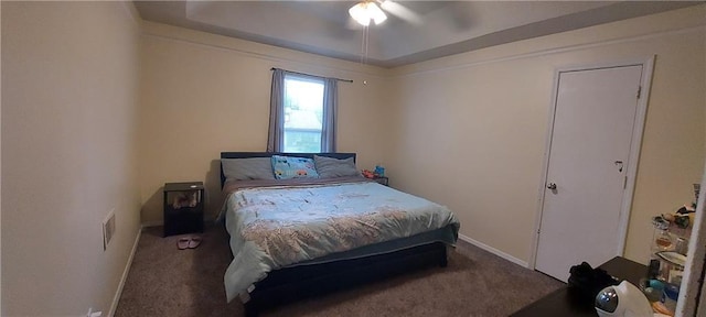 1431-33 E Penrose Ln, Olathe, KS 66062 - bedroom with carpet floors and a tray ceiling
