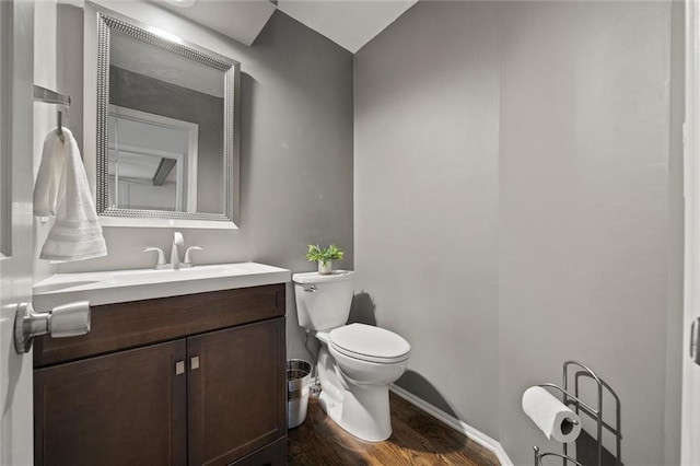 9805 W 121st Ter, Overland Park, KS 66213 - bathroom with vanity and wood finished floors
