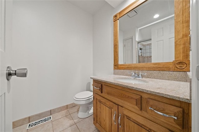 9805 W 121st Ter, Overland Park, KS 66213 - bathroom with vanity and tile patterned flooring