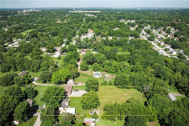 1934 E Mechanic Ave, Independence, MO 64050 - aerial view of property's location featuring property boundaries highlighted