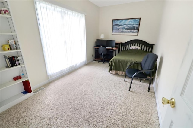 1503 Nottingham Dr, Warrensburg, MO 64093 - carpeted bedroom with an office area and baseboards