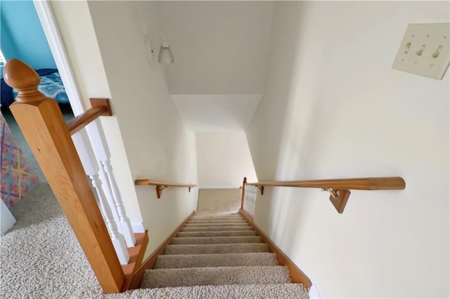 1503 Nottingham Dr, Warrensburg, MO 64093 - stairs with carpet floors