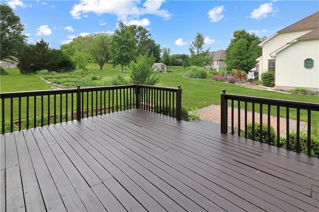 1503 Nottingham Dr, Warrensburg, MO 64093 - deck with a yard and a residential view