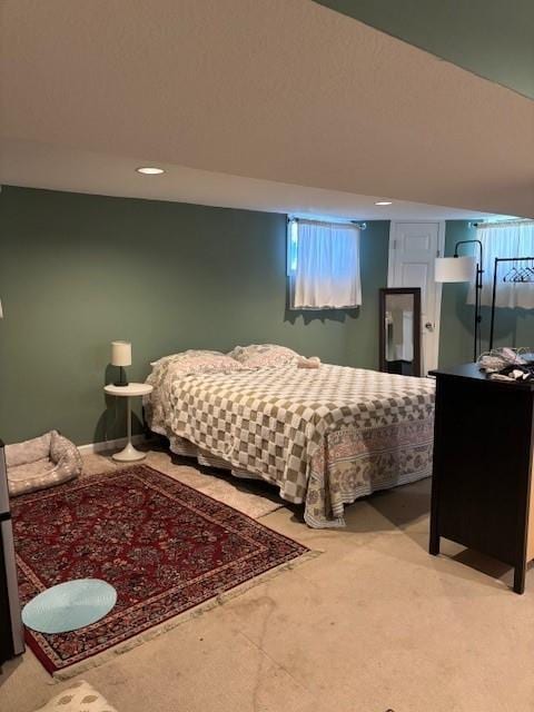 9105 W 95th Ter, Overland Park, KS 66212 - bedroom with recessed lighting and light carpet