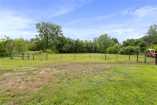 4901 E 215th St, Belton, MO 64012 - view of yard featuring a view of rural / pastoral area