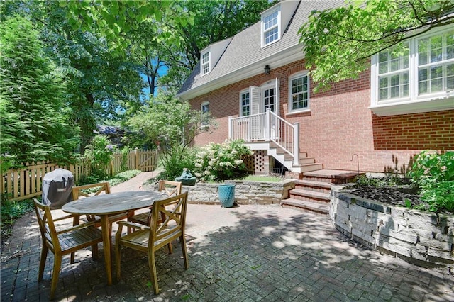 4912 W 69th St, Prairie Village, KS 66208 - view of patio with outdoor dining space