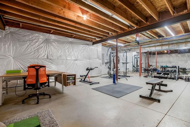 15801 Canterbury St, Overland Park, KS 66224 - workout area with electric panel