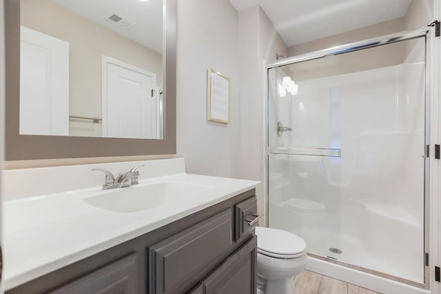 15801 Canterbury St, Overland Park, KS 66224 - full bathroom featuring a shower stall and vanity