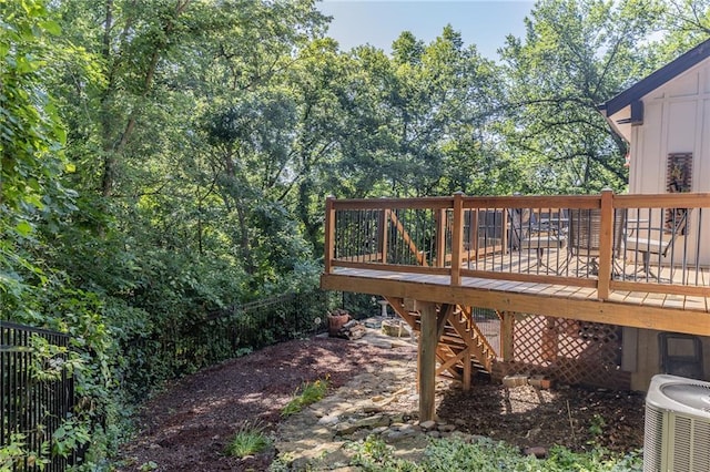 8605 Deer Run St, Lenexa, KS 66220 - view of wooden deck