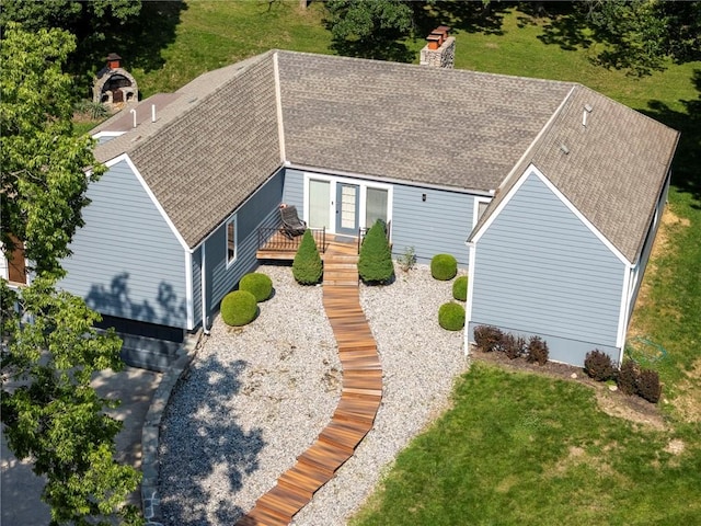 4813 NW Northwood Rd, Riverside, MO 64150 - aerial view of property and surrounding area