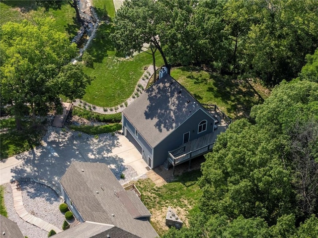 4813 NW Northwood Rd, Riverside, MO 64150 - view from above of property