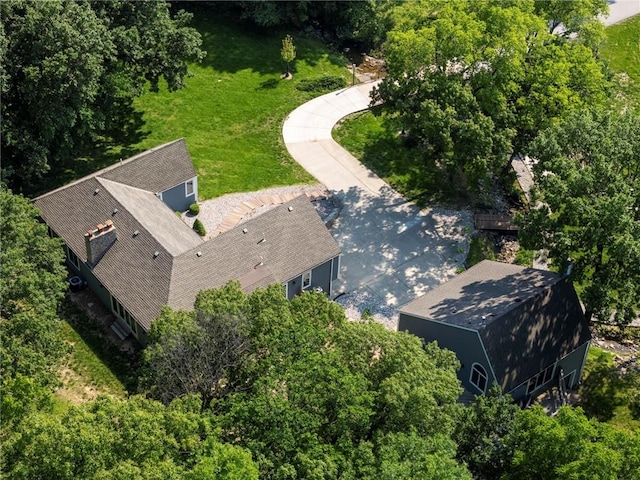 4813 NW Northwood Rd, Riverside, MO 64150 - view from above of property