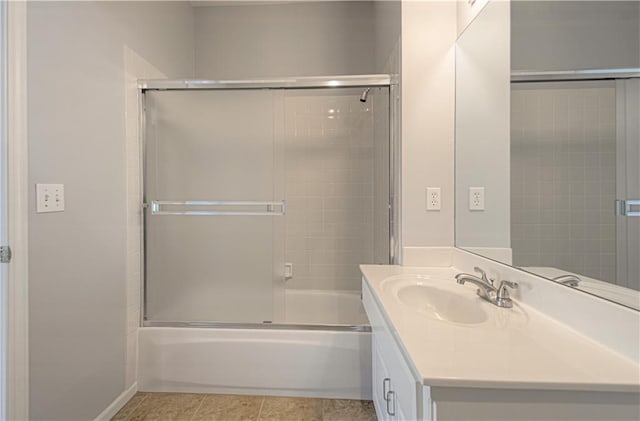6306 W 128th St, Overland Park, KS 66209 - bathroom with vanity and enclosed tub / shower combo