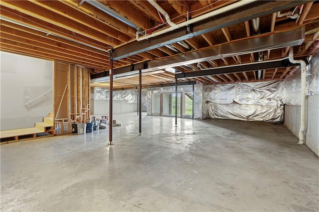15837 El Monte St, Overland Park, KS 66224 - below grade area featuring stairs