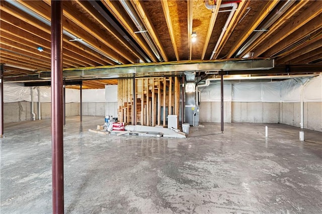 15837 El Monte St, Overland Park, KS 66224 - unfinished basement with heating unit