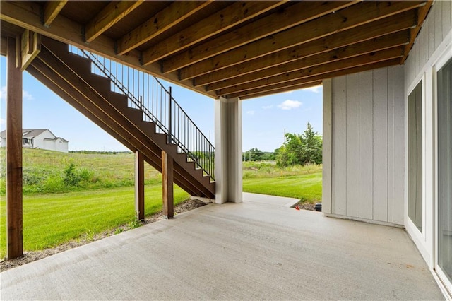 15837 El Monte St, Overland Park, KS 66224 - view of patio with stairs