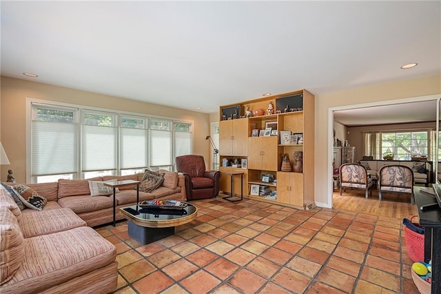 6451 Sagamore Rd, Mission Hills, KS 66208 - living room featuring recessed lighting