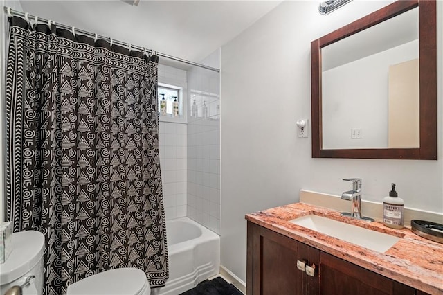 6451 Sagamore Rd, Mission Hills, KS 66208 - full bathroom featuring vanity and shower / bathtub combination with curtain