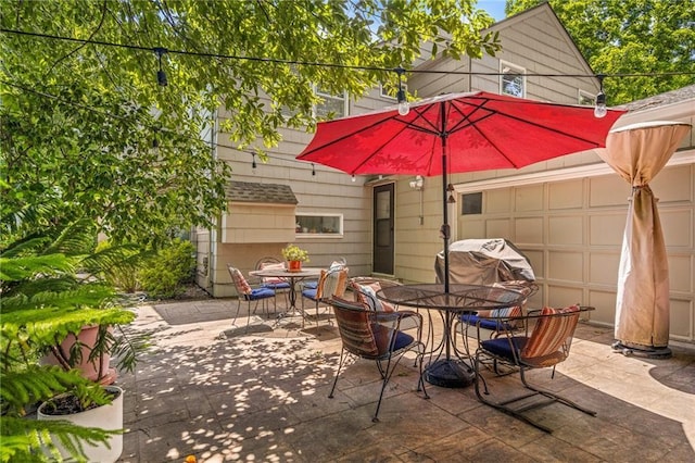 6451 Sagamore Rd, Mission Hills, KS 66208 - view of patio featuring outdoor dining area and grilling area