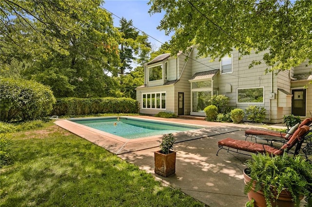 6451 Sagamore Rd, Mission Hills, KS 66208 - outdoor pool with a patio and a lawn