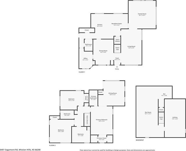 6451 Sagamore Rd, Mission Hills, KS 66208 - view of home floor plan