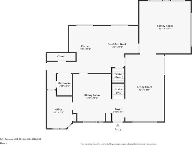 6451 Sagamore Rd, Mission Hills, KS 66208 - view of property floor plan