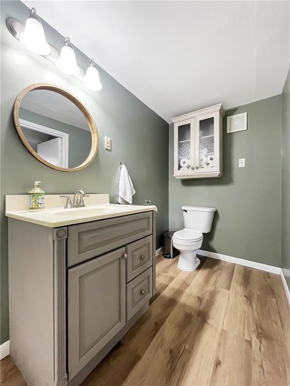 118 Fern St, Lansing, KS 66043 - bathroom featuring vanity and wood finished floors