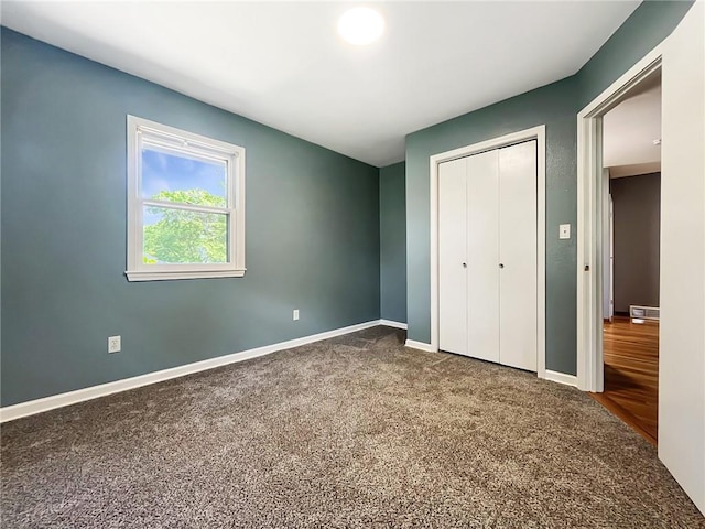 118 Fern St, Lansing, KS 66043 - unfurnished bedroom featuring a closet and carpet floors